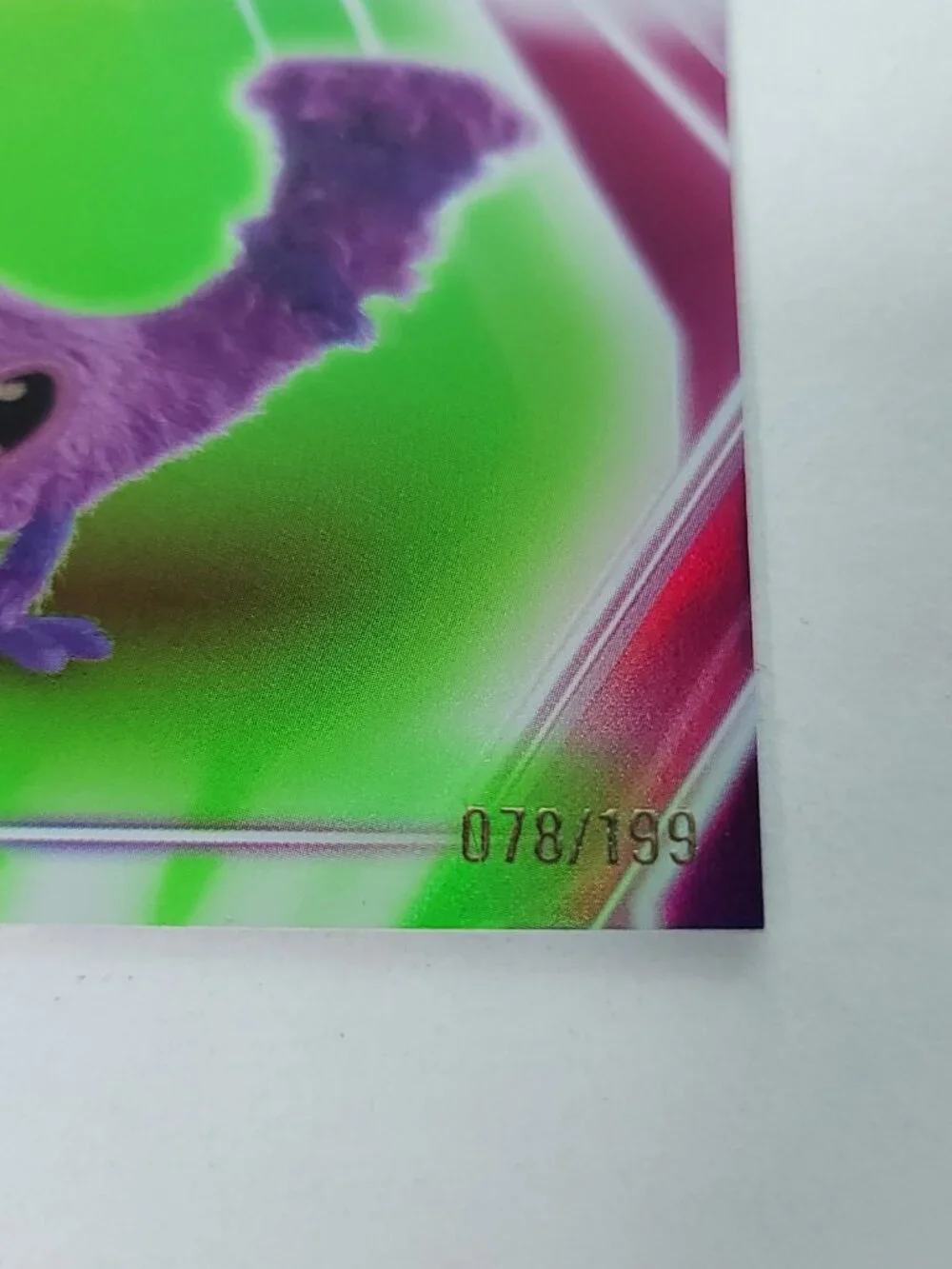 Art Topps 2026 Disney Neon Holo Parallel Refractor Limited 078/199 - Picture 3 of 4